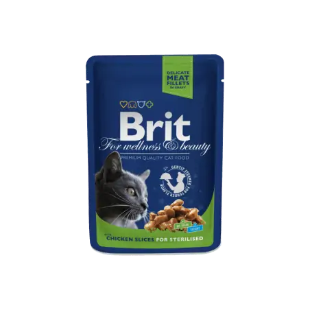 Pochon Brit Premium Poulet Sterilisé 100gr