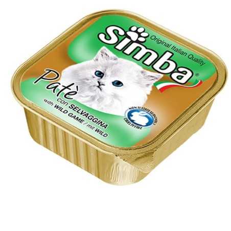 BARQUETTE CHAT SIMBA gibier sauvage 100GR