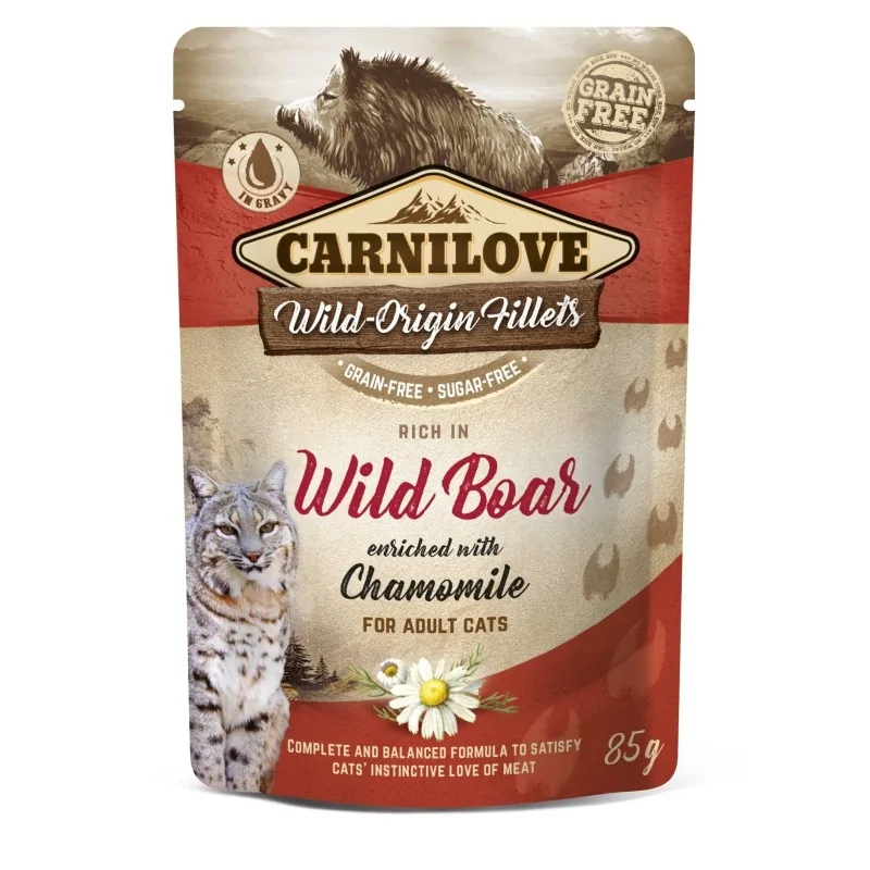 CARNILOVE POCHON WILD BOAR 85GR