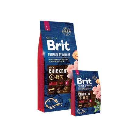 Brit Premium by Nature ADULT L 15 KG