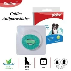 Bioline Collier anti-parasite pour chien 60 cm
