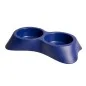 Gamelle Bleu Double NUVOLA en Plastique 600 ml Gamelle Bleu Double NUVOLA en Plastique 600 ml