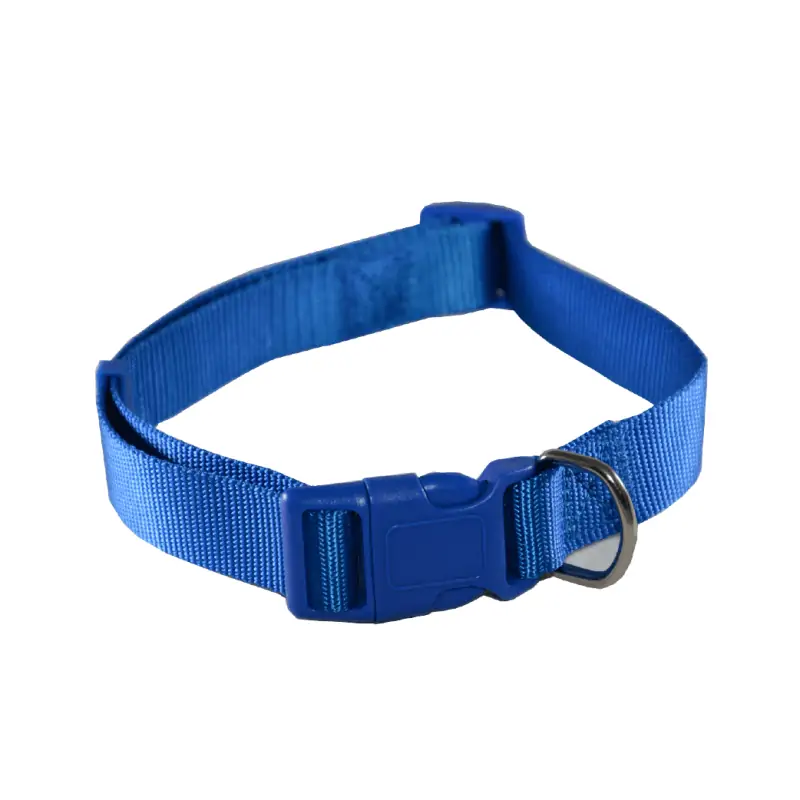 Collier Chien UNI BLEU 1.5 cm