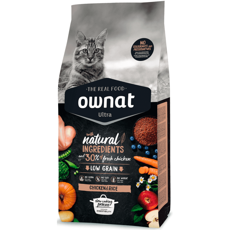 Croquettes Chat Ownat Ultra Chat Chicken Rice 1 5 Kg Tunisie