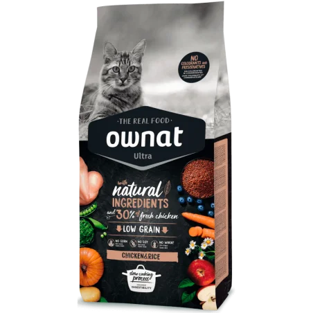 OWNAT ULTRA CHAT CHICKEN & RICE 1.5 KG