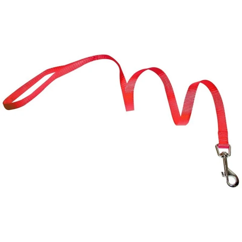 LAISSE NYLON 16 MM ROUGE LAISSE NYLON 16 MM ROUGE