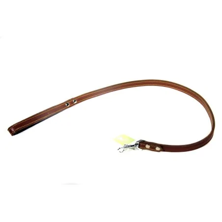 LAISSE CUIR 60*2.5 FODERA MARRON
