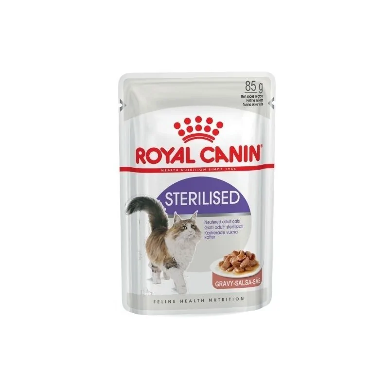 Royal Canin en sauce pour chat adulte stérilisé 85 gr
