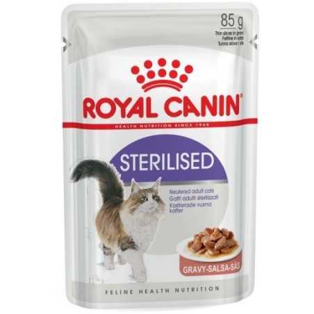 Royal Canin en sauce pour chat adulte stérilisé 85 gr