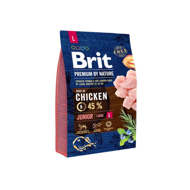 Brit Premium by Nature Junior L au Poulet 3 kg
