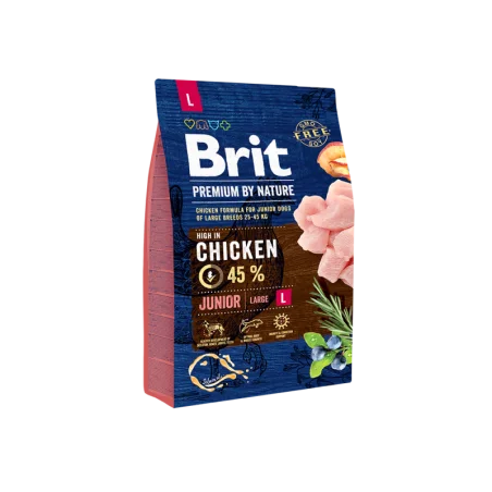 Brit Premium by Nature Junior L au Poulet 3 kg