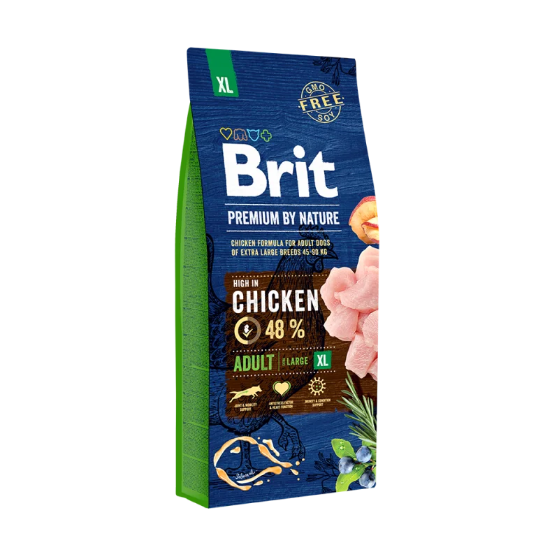 Brit Premium by Nature Adulte XL au Poulet 15 kg
