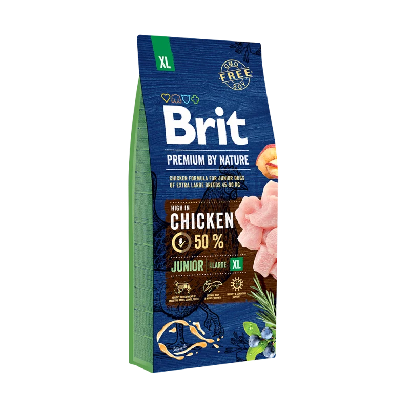 Brit Premium by Nature Junior XL au Poulet 15 kg
