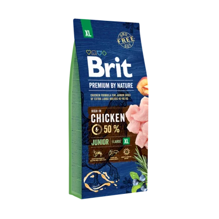 Brit Premium by Nature Junior XL au Poulet 15 kg