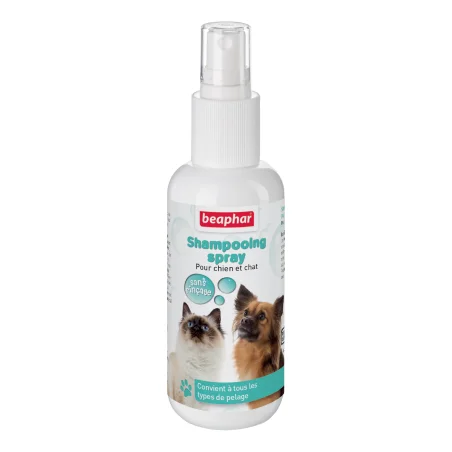 Shampooing sec en spray sans rinçage pour chien et chat 150 ml