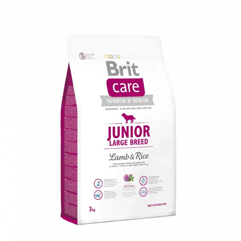 Brit Care Junior Large à l'Agneau et au Riz 3kg