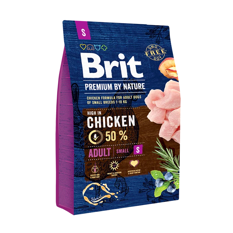Brit Premium by Nature ADULT S 3 KG