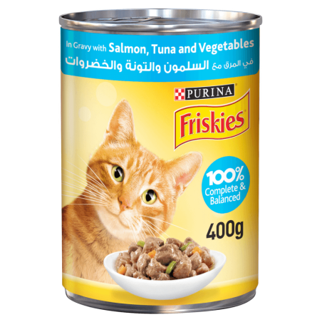 FRISKIES® Sauce Saumon, Thon et Légumes 400 Gr FRISKIES® - 1