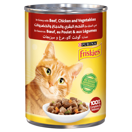 FRISKIES® Terrines Bœuf et Légumes 400 Gr