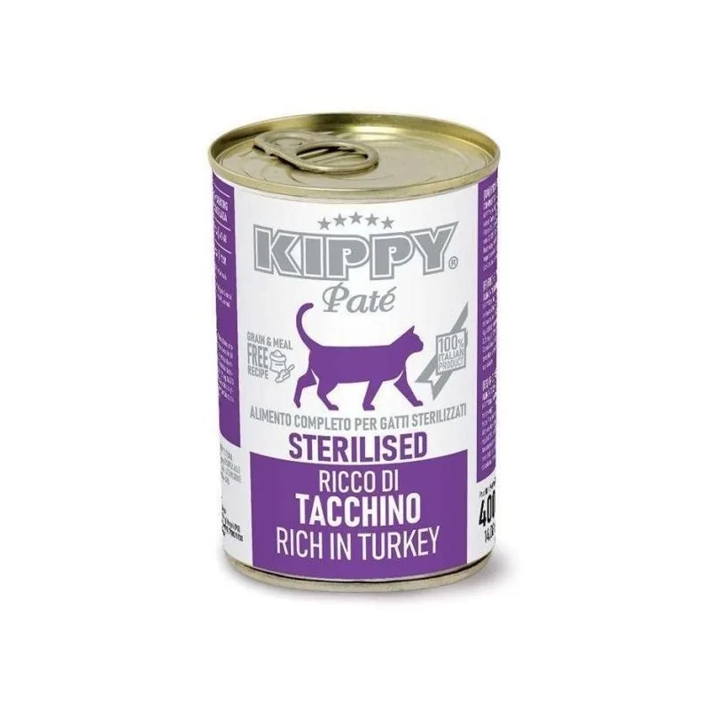 BOITE KIPPY CAT STERILISE DINDE 400 GR KIPPY - 1