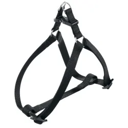 Harnais en nylon pour chiens S Noir 35-53 cm 10 mm