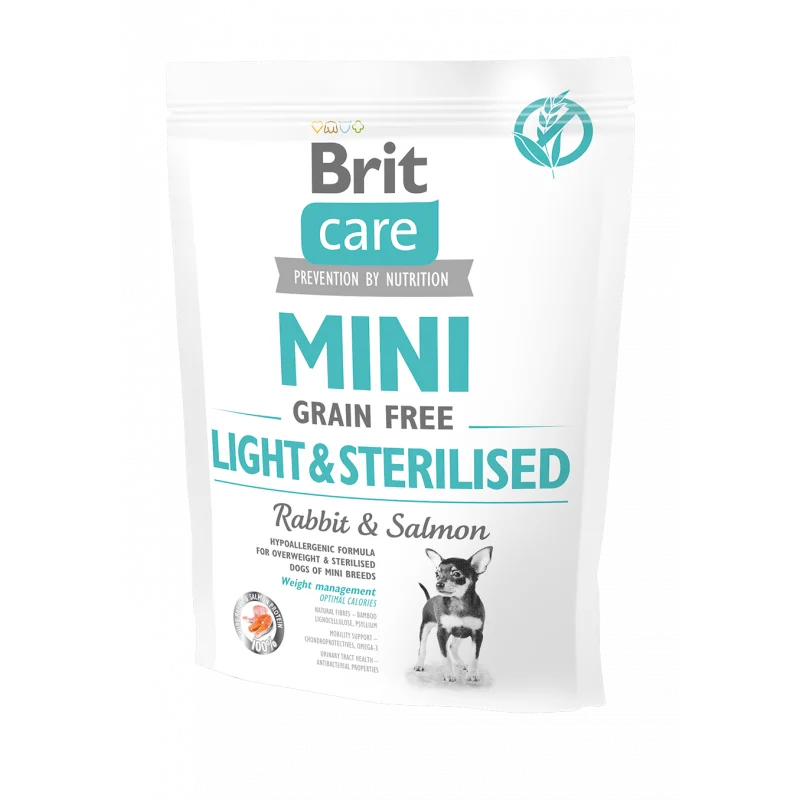 Brit Care Mini Light&Sterilised Sans Céréales 400g