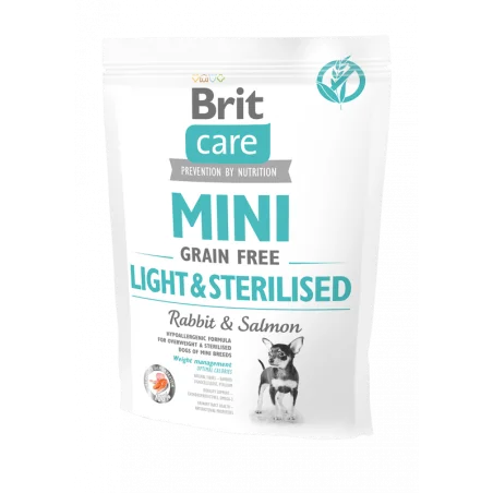 Brit Care Mini Light&Sterilised Sans Céréales 400g