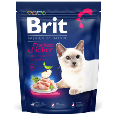 Brit Premium By Nature au Poulet pour chat Stérilisé 1.5kg Brit - 1