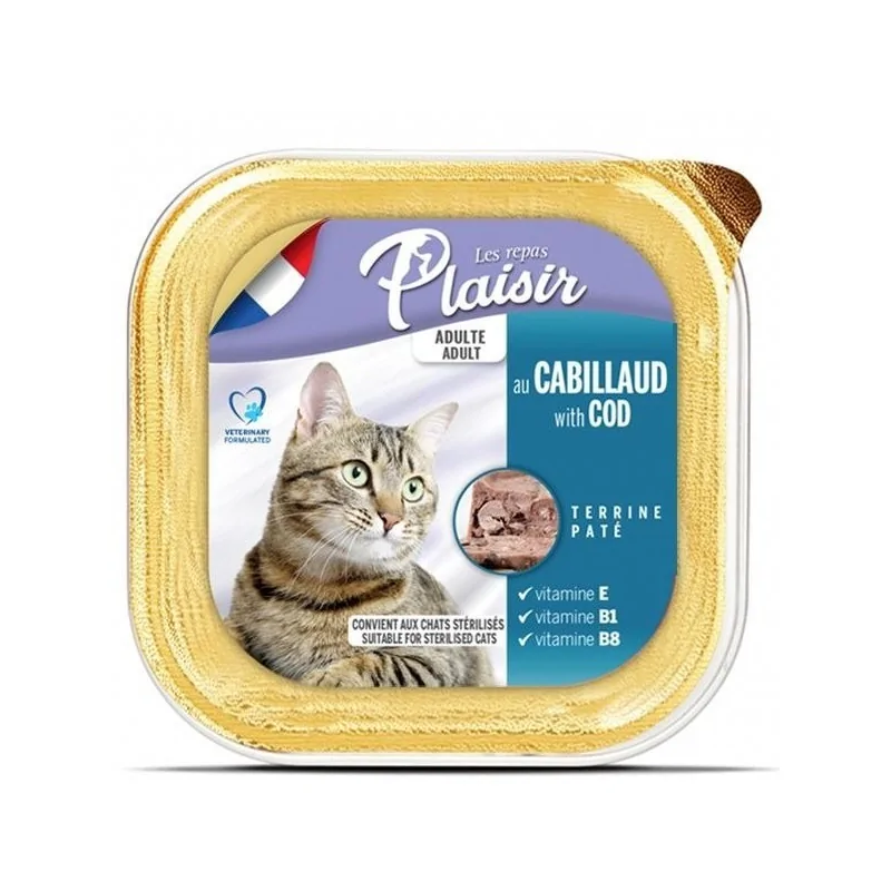 BARQUETTE PLAISIR PATE POISSON 100 GR