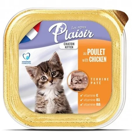 Barquettes Plaisir Chatton poulet et au lait 100gr