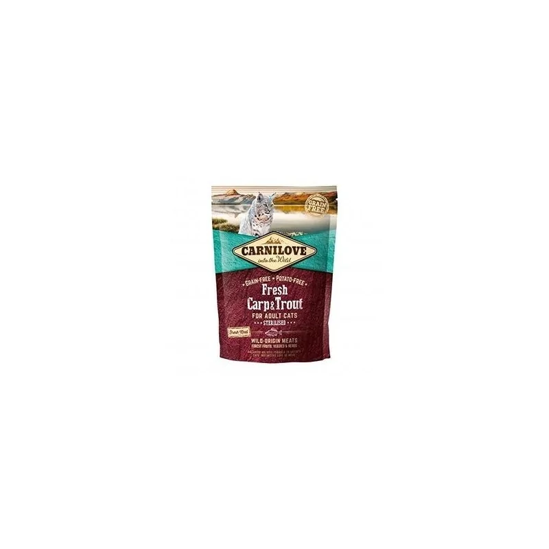 CARNILOVE CHAT CARP TROUT STERILSE 400G CARNILOVE - 1