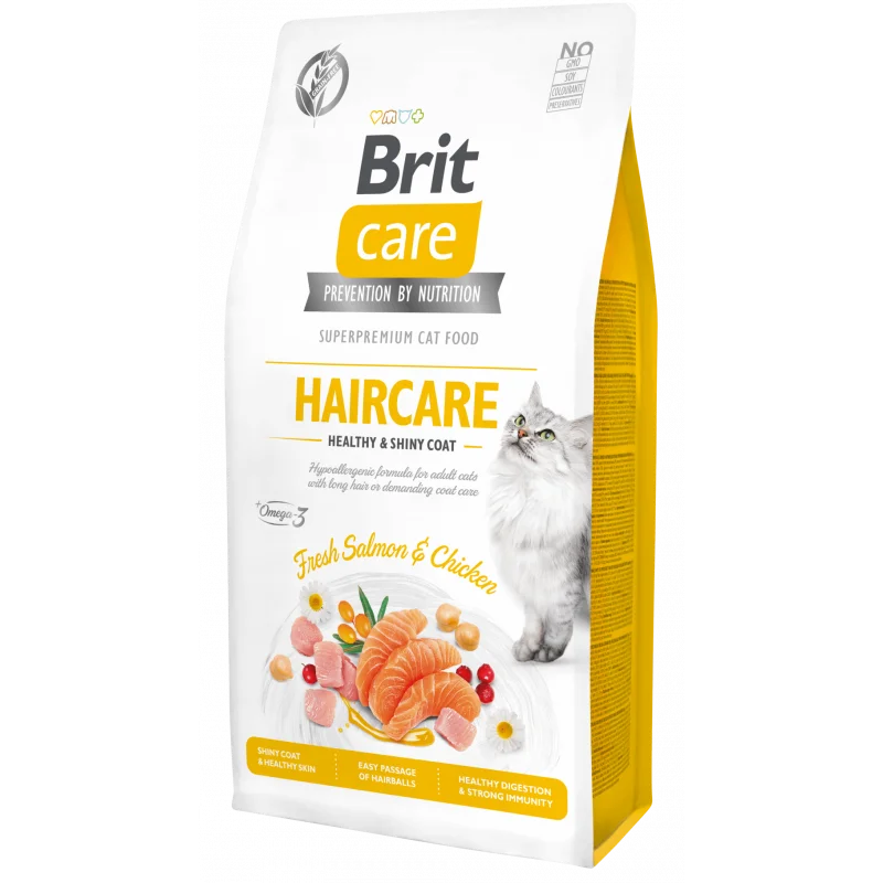 Brit Care Haircare&Shiny Coat Beauté du Poil Sans Céréales 7 KG