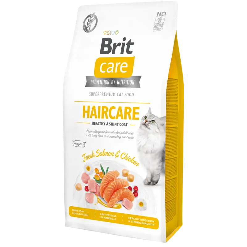 Brit Care Haircare&Shiny Coat Beauté du Poil Sans Céréales 7 KG Brit - 1