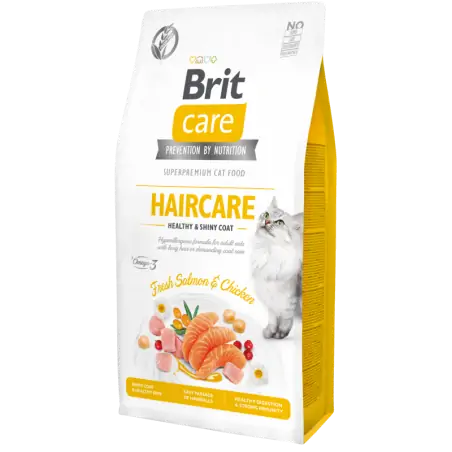 Brit Care Haircare&Shiny Coat Beauté du Poil Sans Céréales 7 KG Brit - 1