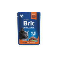 Pochon Brit Premium saumon Stérilisé 100gr