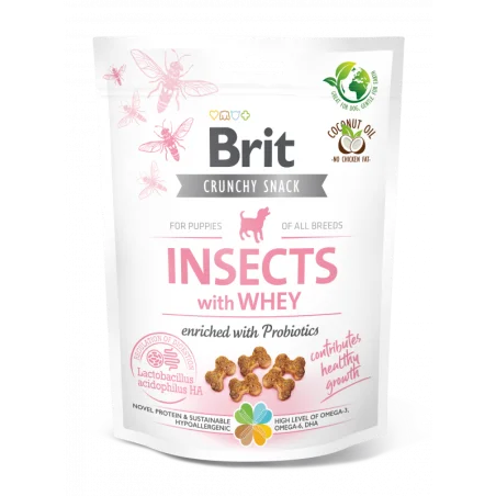 Brit Care Crunchy Cracker pour Chiot aux Insectes et Lactosérum 200g