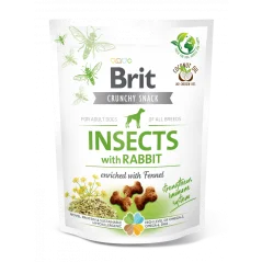 Brit Care Crunchy Cracker, Lapin, Insectes et Fenouil 200g