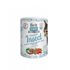 Brit Care Cat Snack Superfruits Aux Insectes 100g
