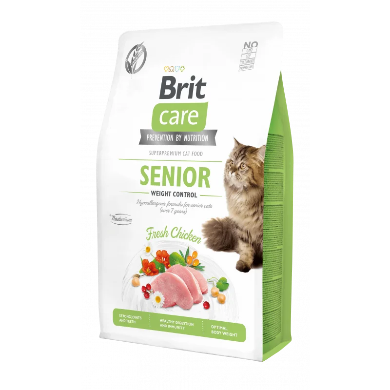 Brit Care Sans Céréales pour Chat Sénior 2kg