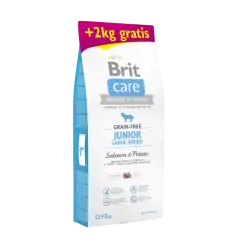 Brit Care Junior Large Grain Free au Saumon et Pommes de terre 12kg