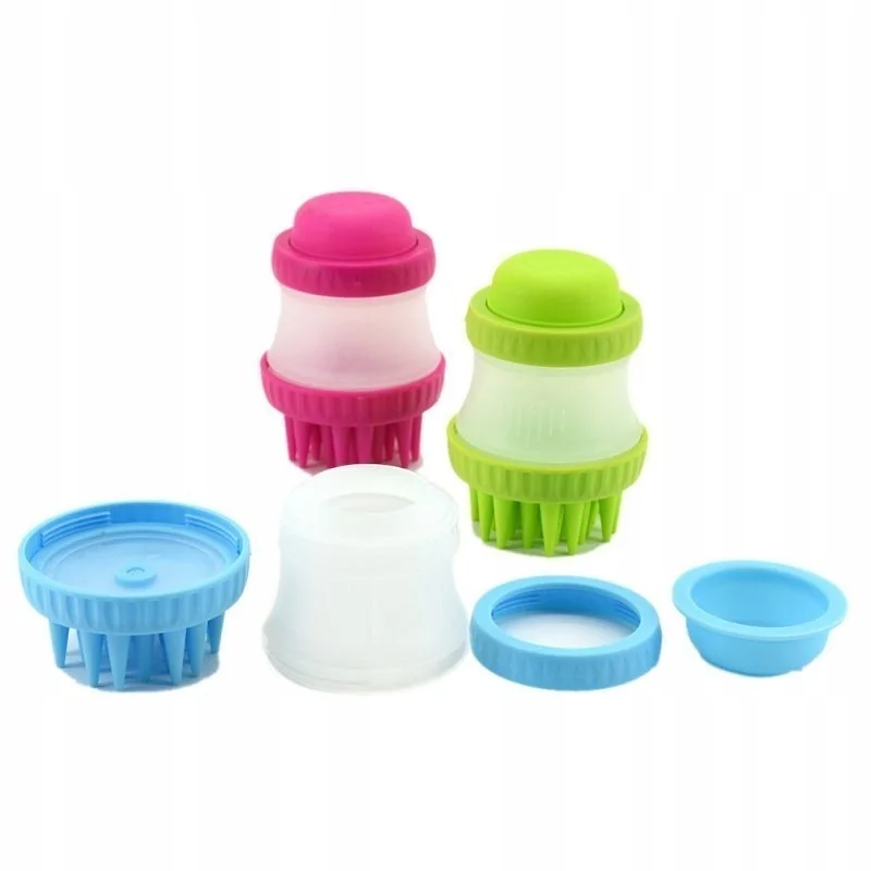 BROSSE DE BAIN POUR CHIEN EN SILICONE avec distributeur Animal Zone - 2