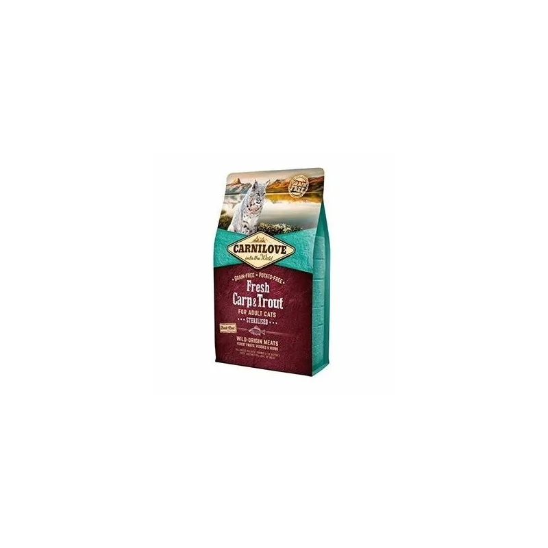 CARNILOVE CHAT CARP TROUT STERILSE 2 KG CARNILOVE - 1