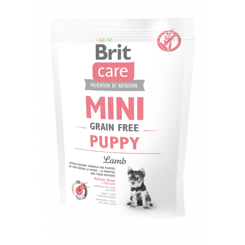 Croquettes Brit Care Mini Chiot à l'Agneau Sans Céréales 400g