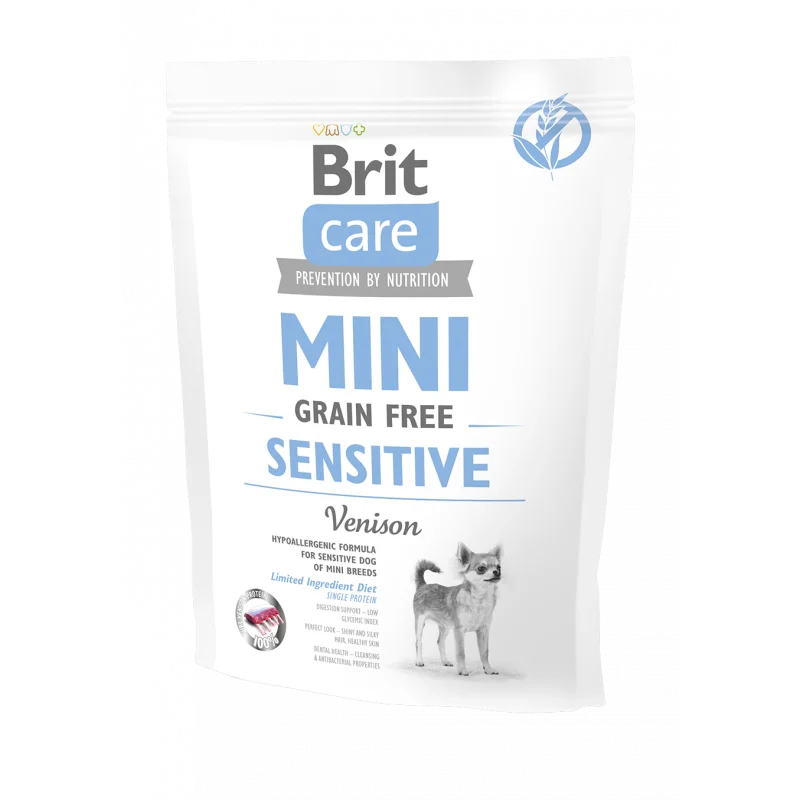 Croquettes Brit Care Mini Sensitive Sans Céréales 400kg