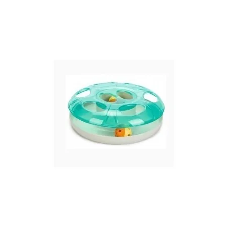 Jouet chat Trainning WHEEL vert Beeztees - 1