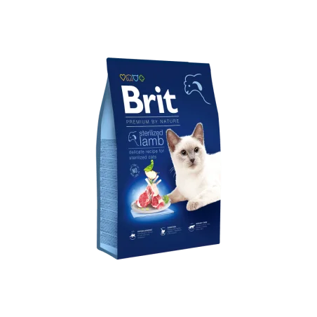 Brit Premium by Nature chat stérilisé agneau 1.5 KG