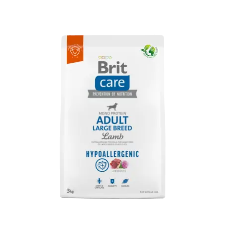 Brit Care Hypoallergénique Adulte Large à l'Agneau et au Riz 3kg Brit - 1