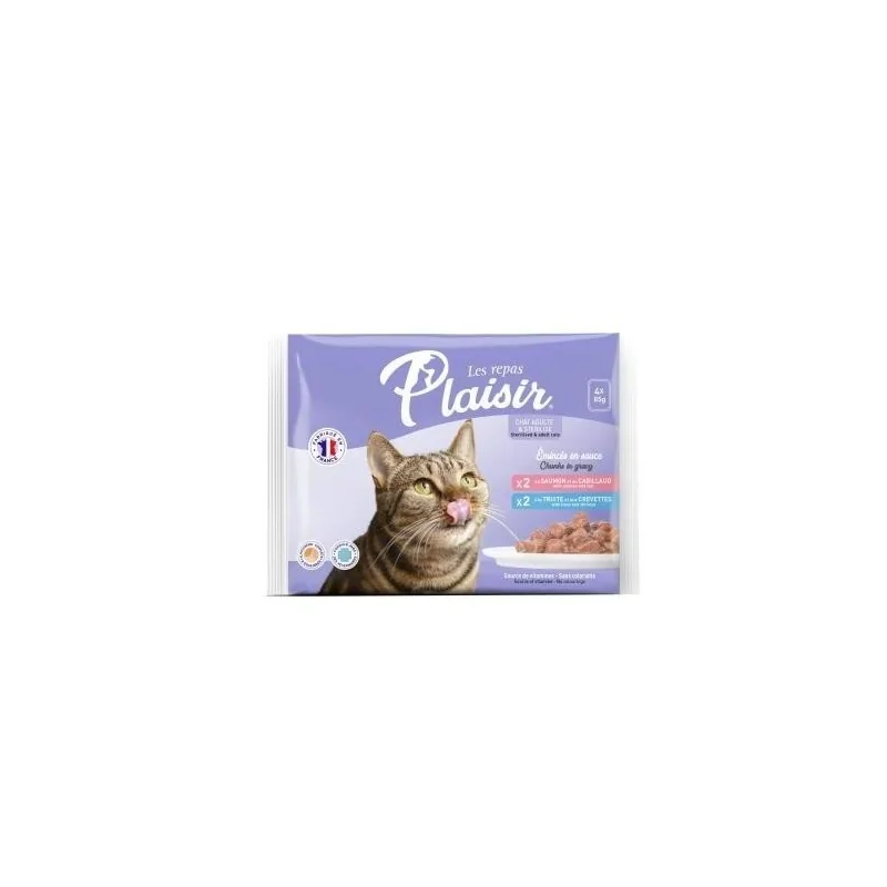 PACK POCHON 4x85Gr POULET & BOEUF Repas Plaisir - 1