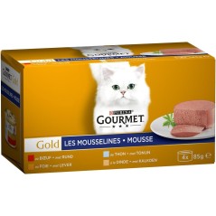 Gourmet Gold Mousselines Lot 4x85g