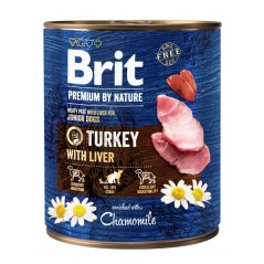 Brit Premium by Nature Dinde et Foie pour Chiot 800g